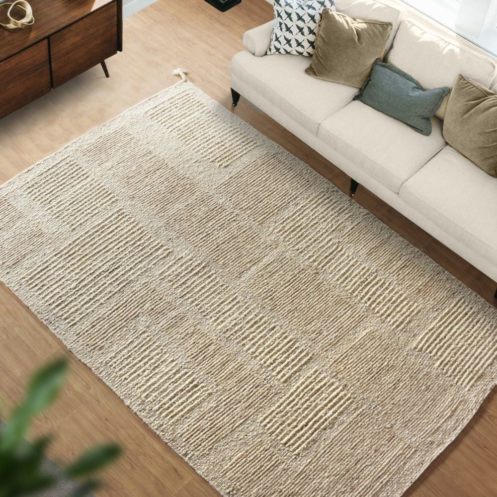Tapis artisanal en laine Abdella