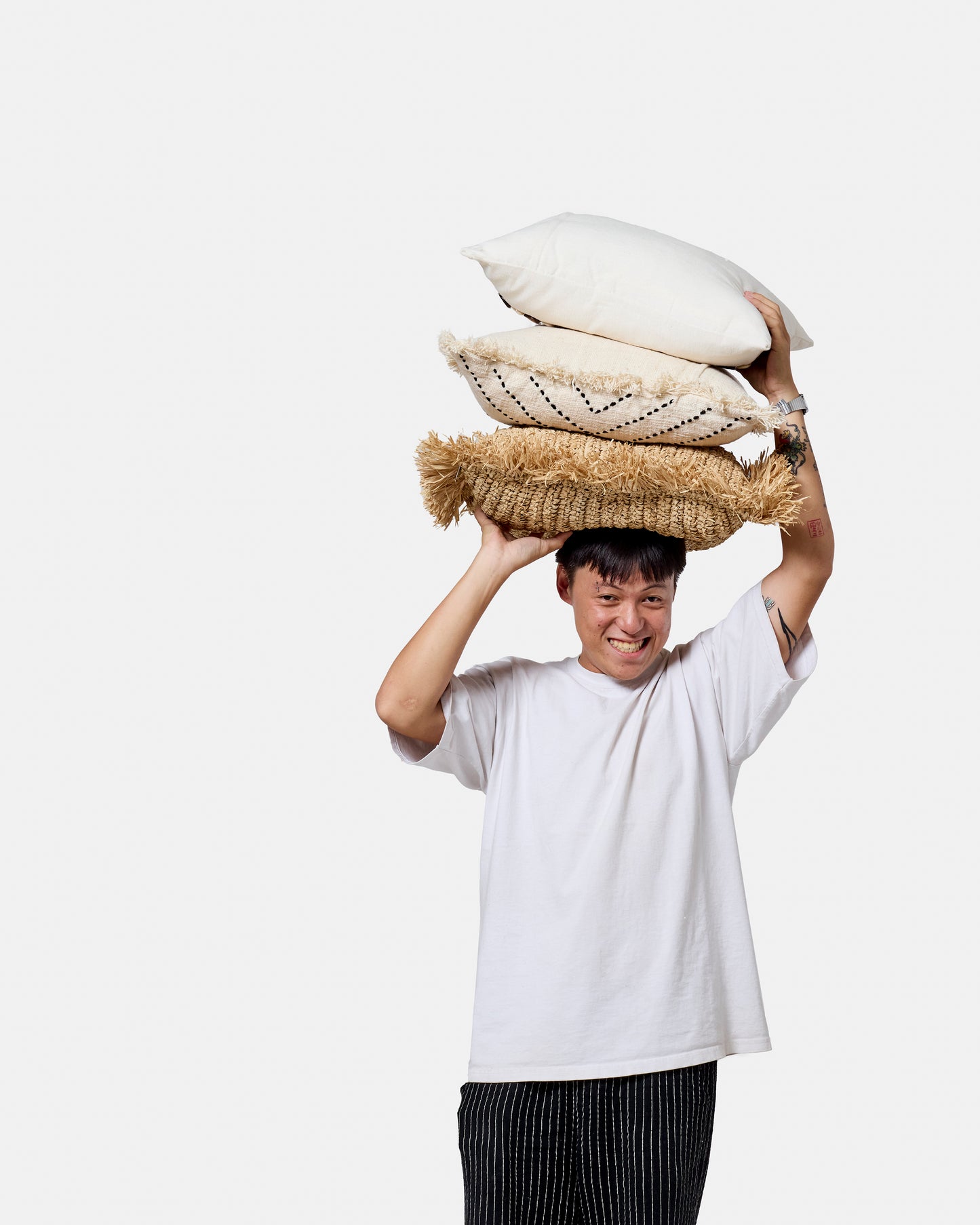 Coussin coquillages