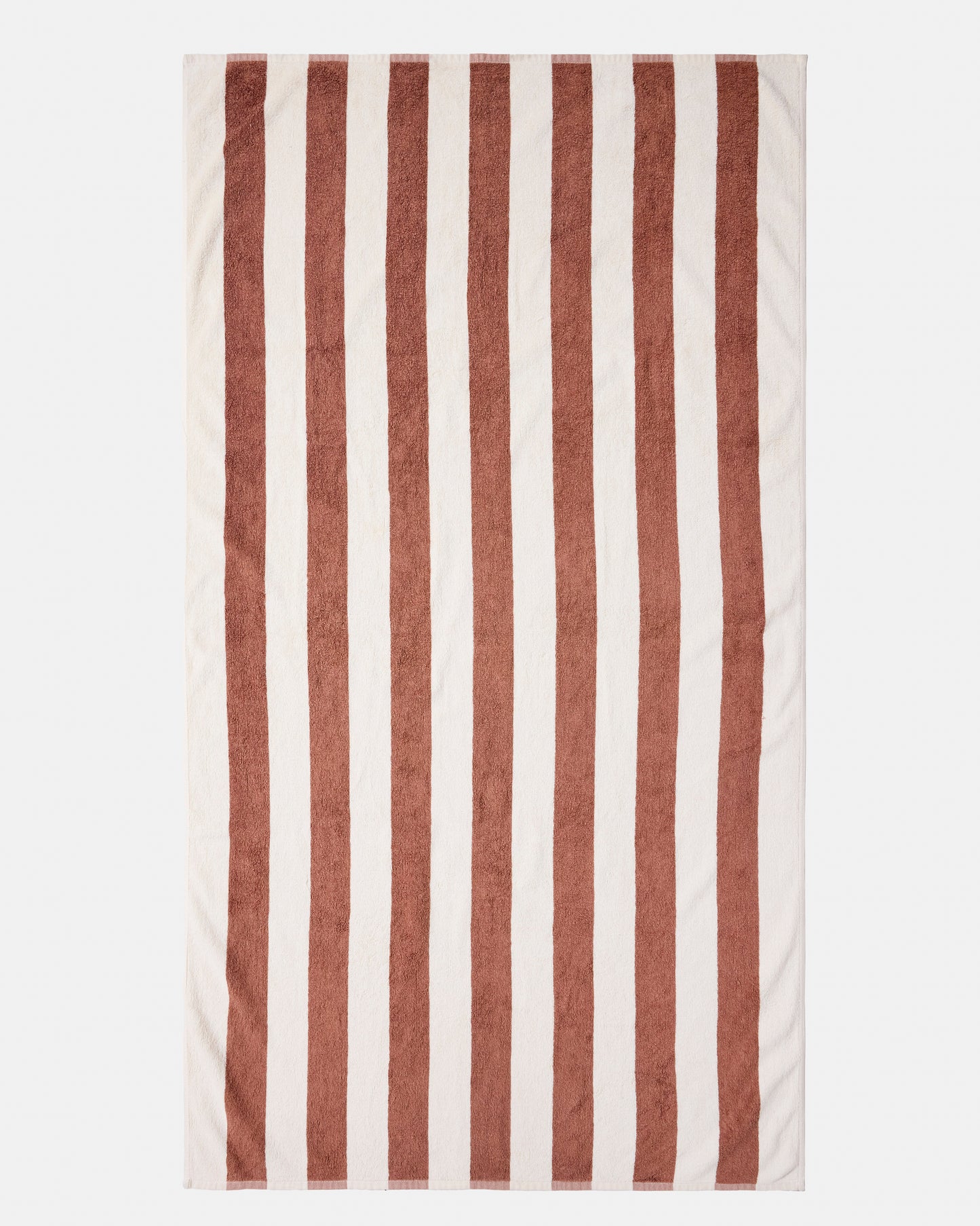 Serviette - rayures marron