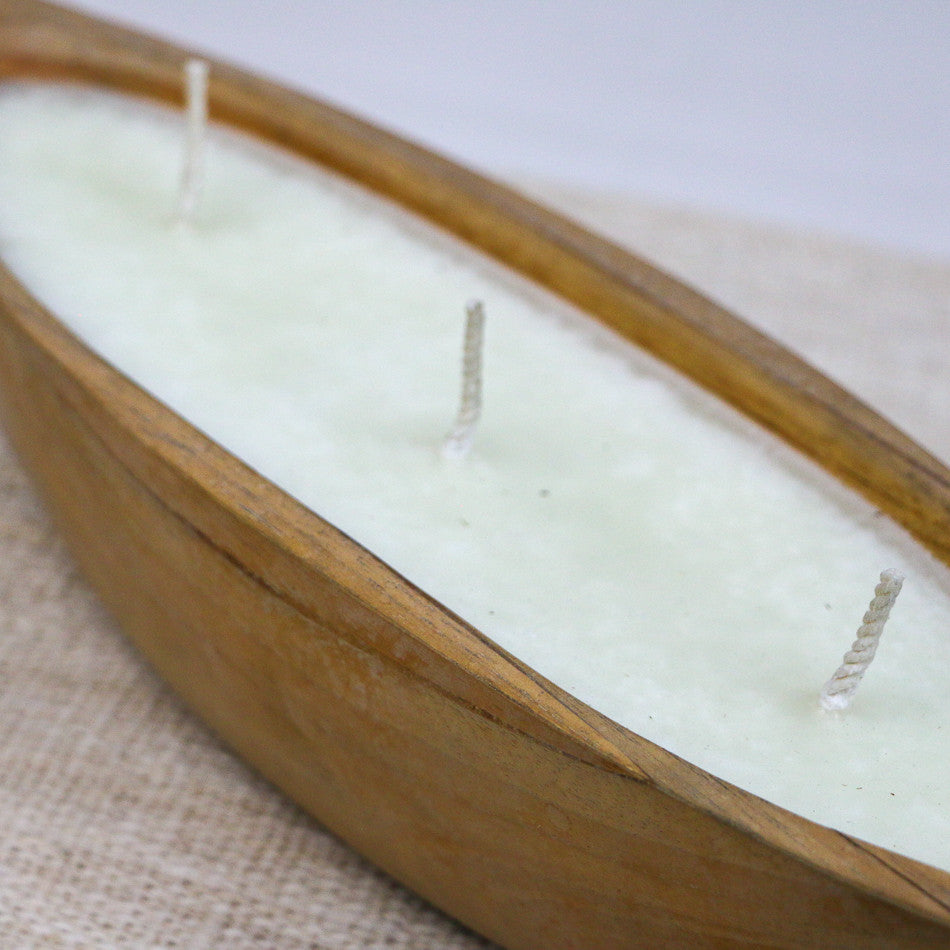 Bougie Pirogue trois mèches