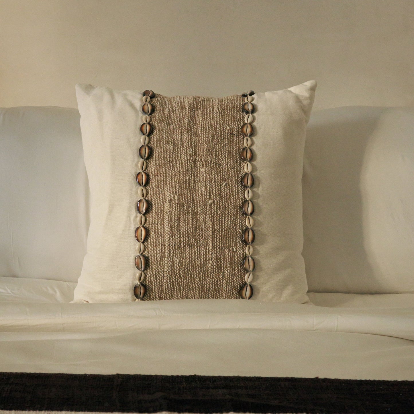 Coussin coquillages
