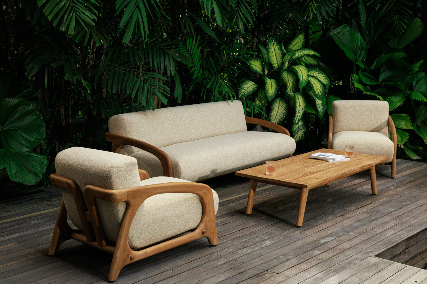 Salon de jardin Pola 5P