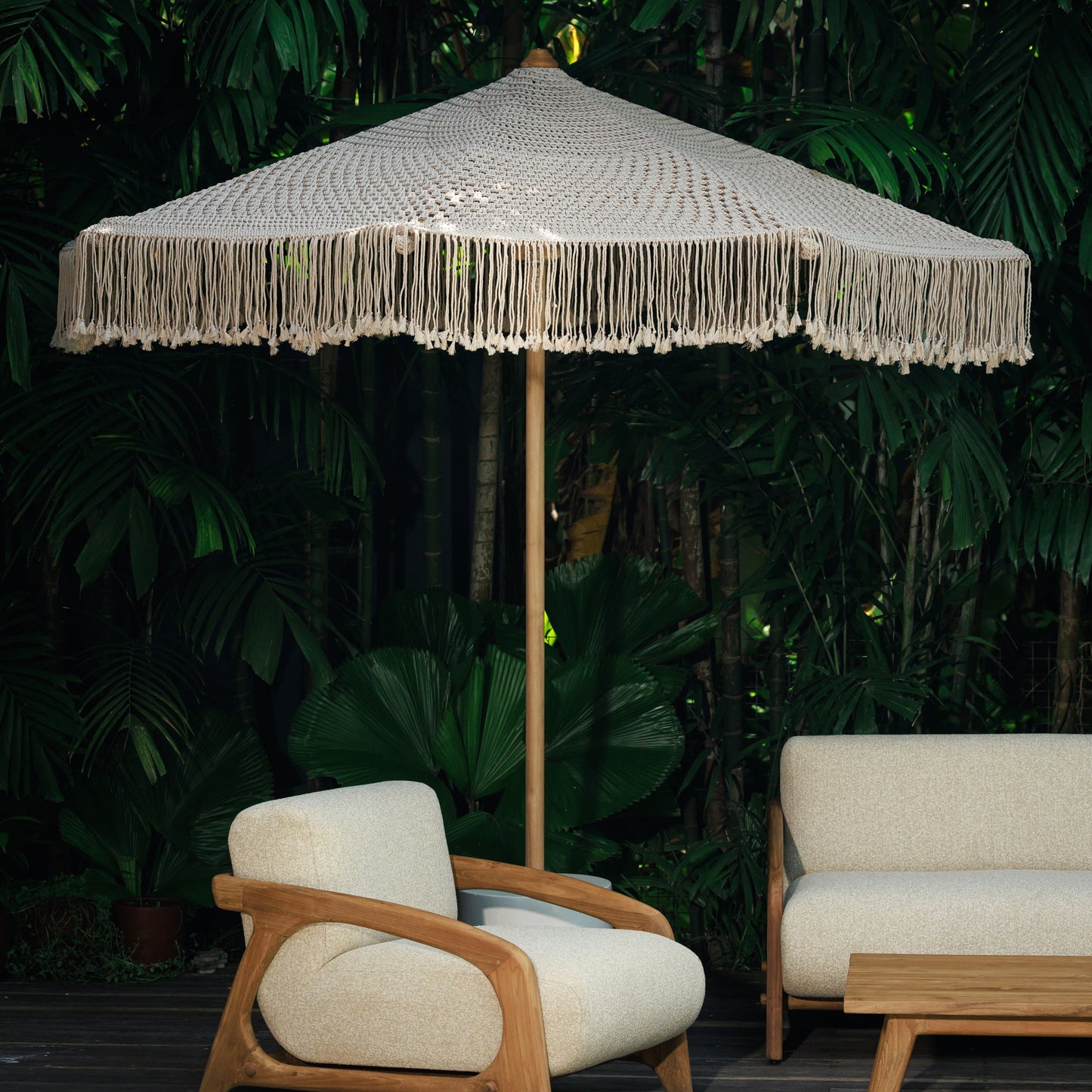 Parasol Macra Beige