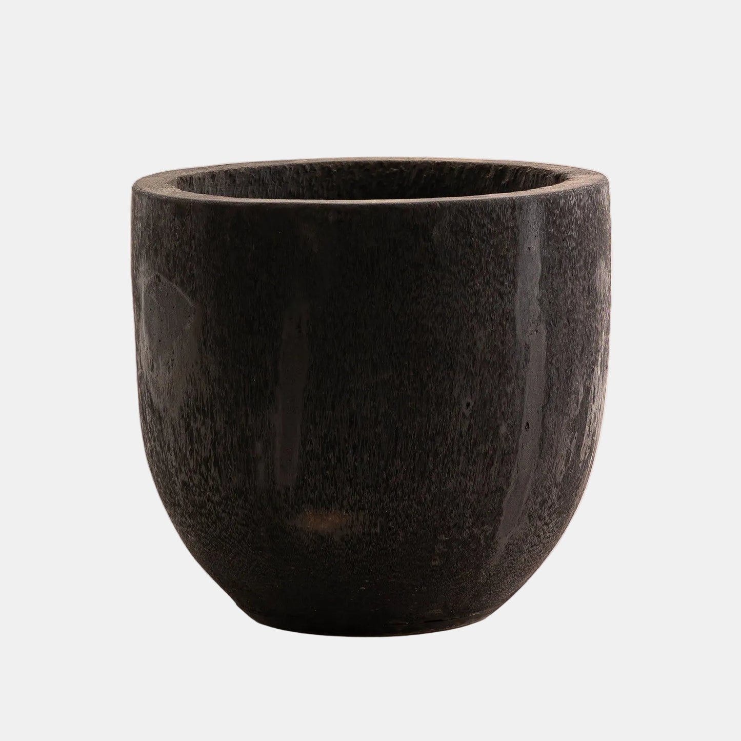 Cache-pot cocotier noir