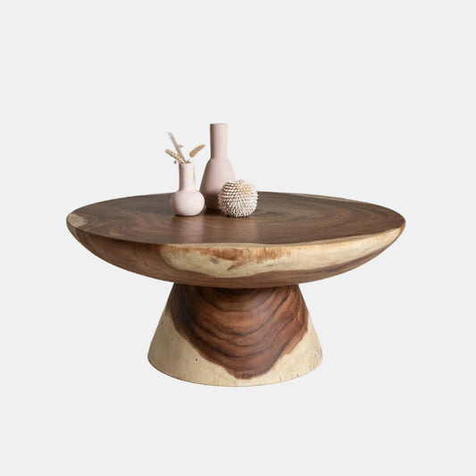 Table basse en bois de suar - Copa 85cm