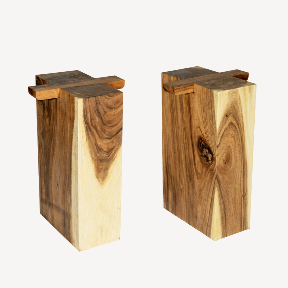 300 x 79-87 cm - Bois de Suar