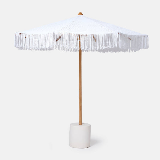 Parasol Macra Blanc