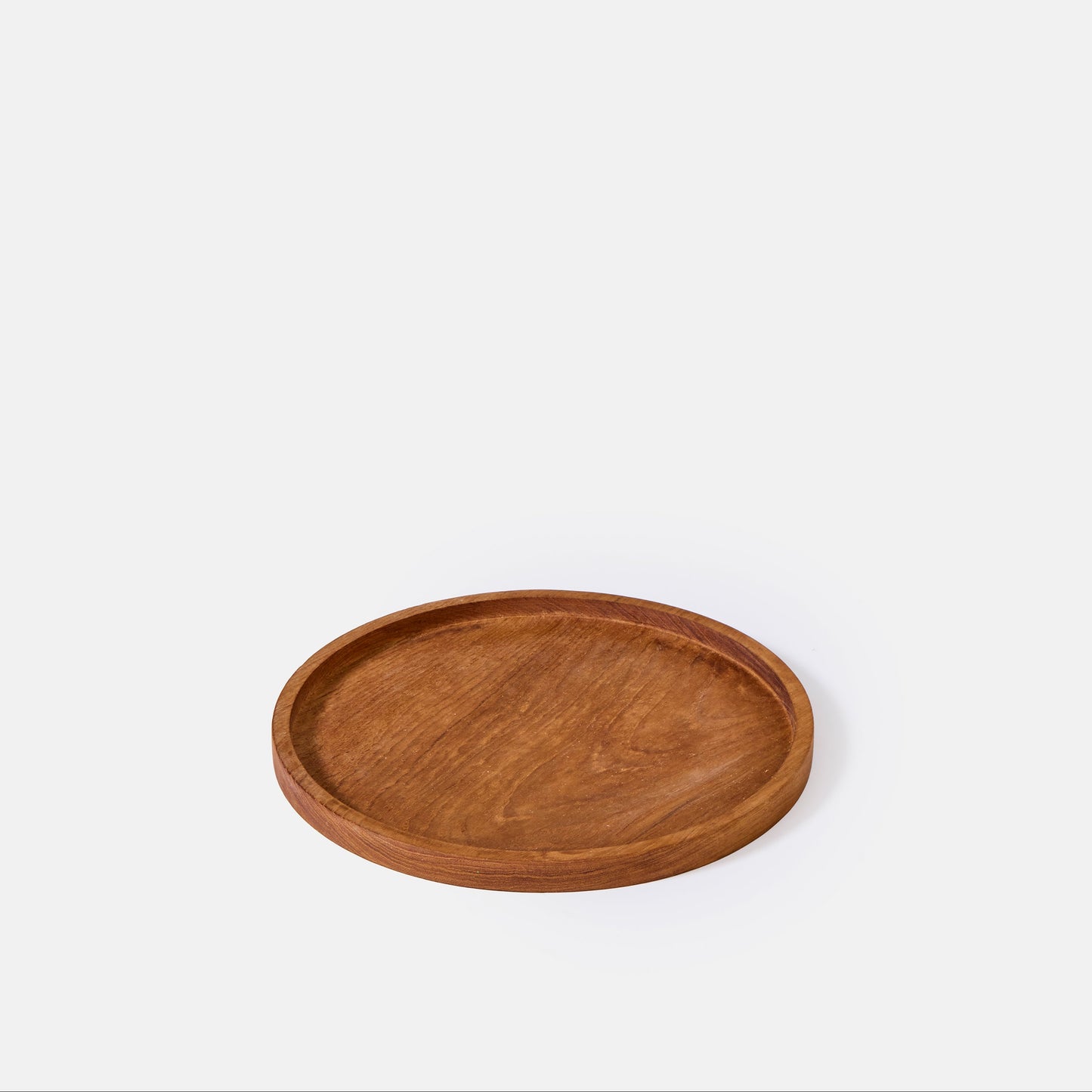 Assiette ronde en teck