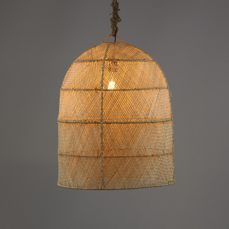 Suspension luminaire Rabat en raphia