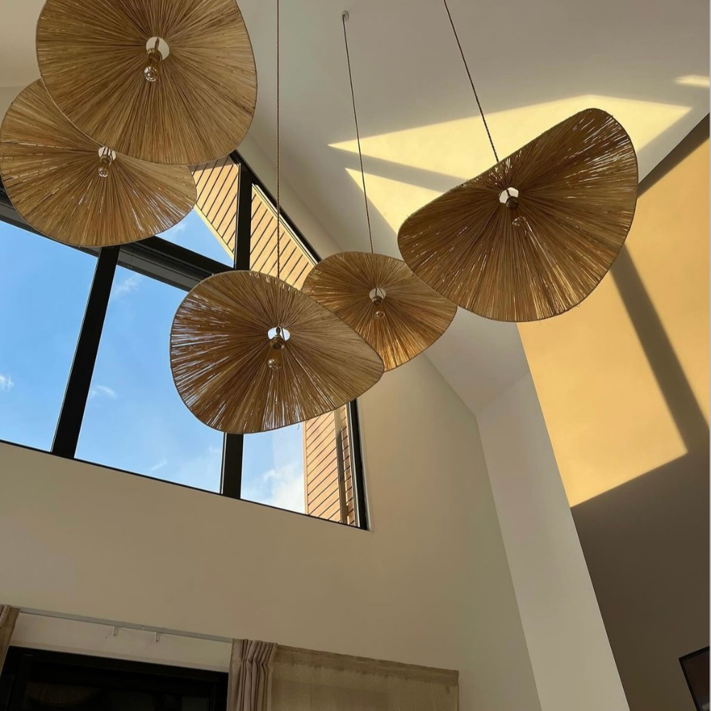 Suspension chips en raphia