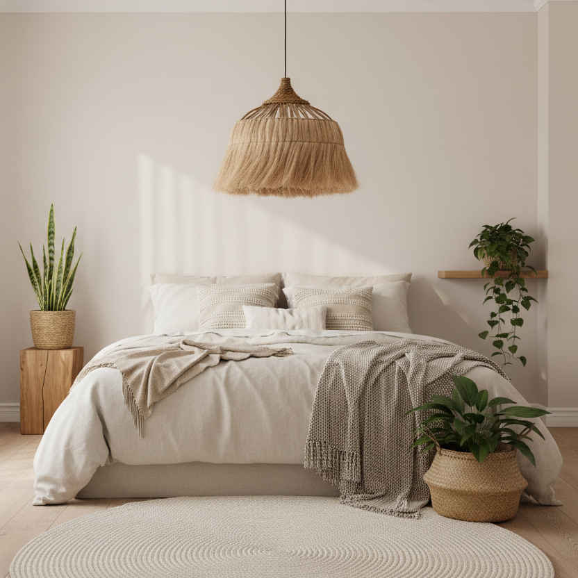 Suspension Abaca en fibres naturelles