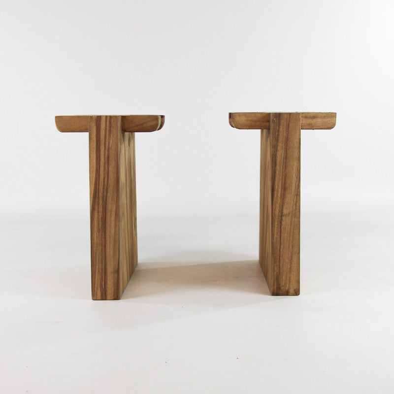 Banc en bois de suar massif 280cm (n°10-280)