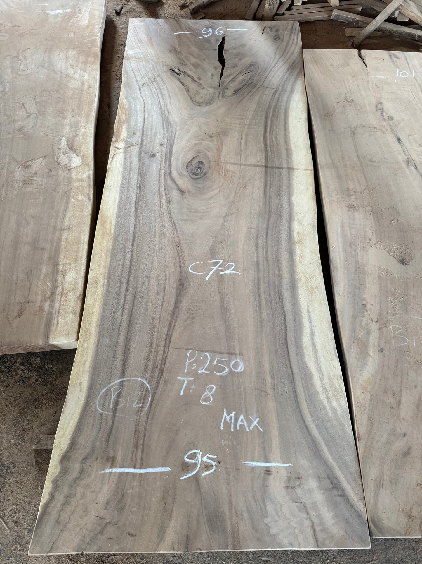 250 x 95 - 96 cm C72