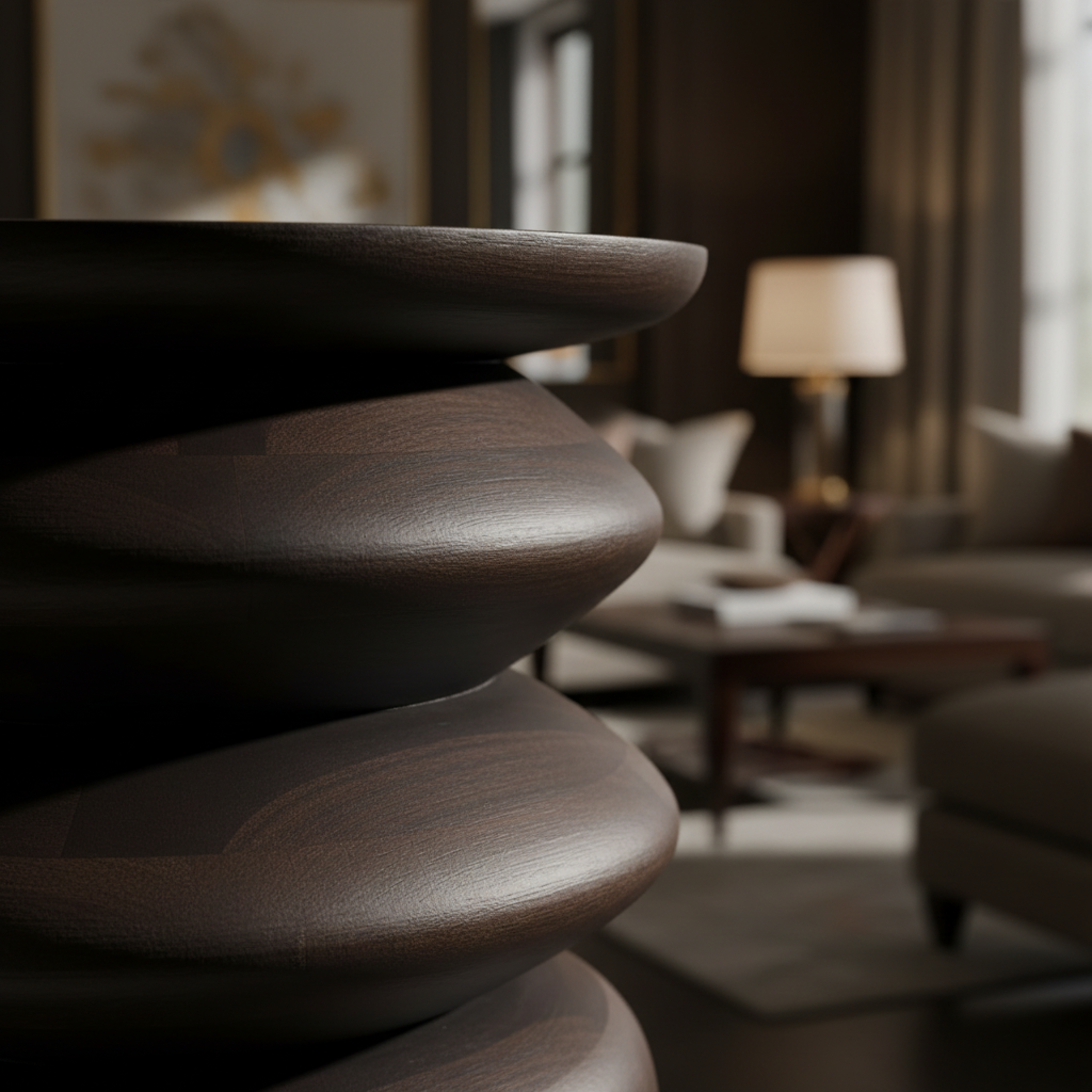 Tabouret Hira - marron