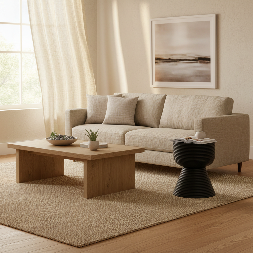Tabouret Shanti - marron